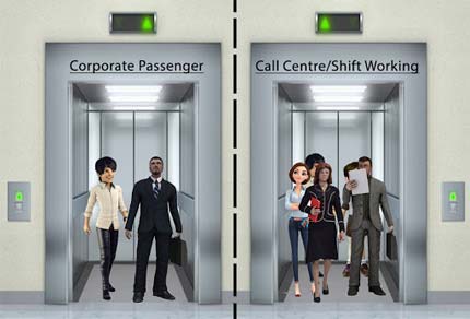 corporate elevator